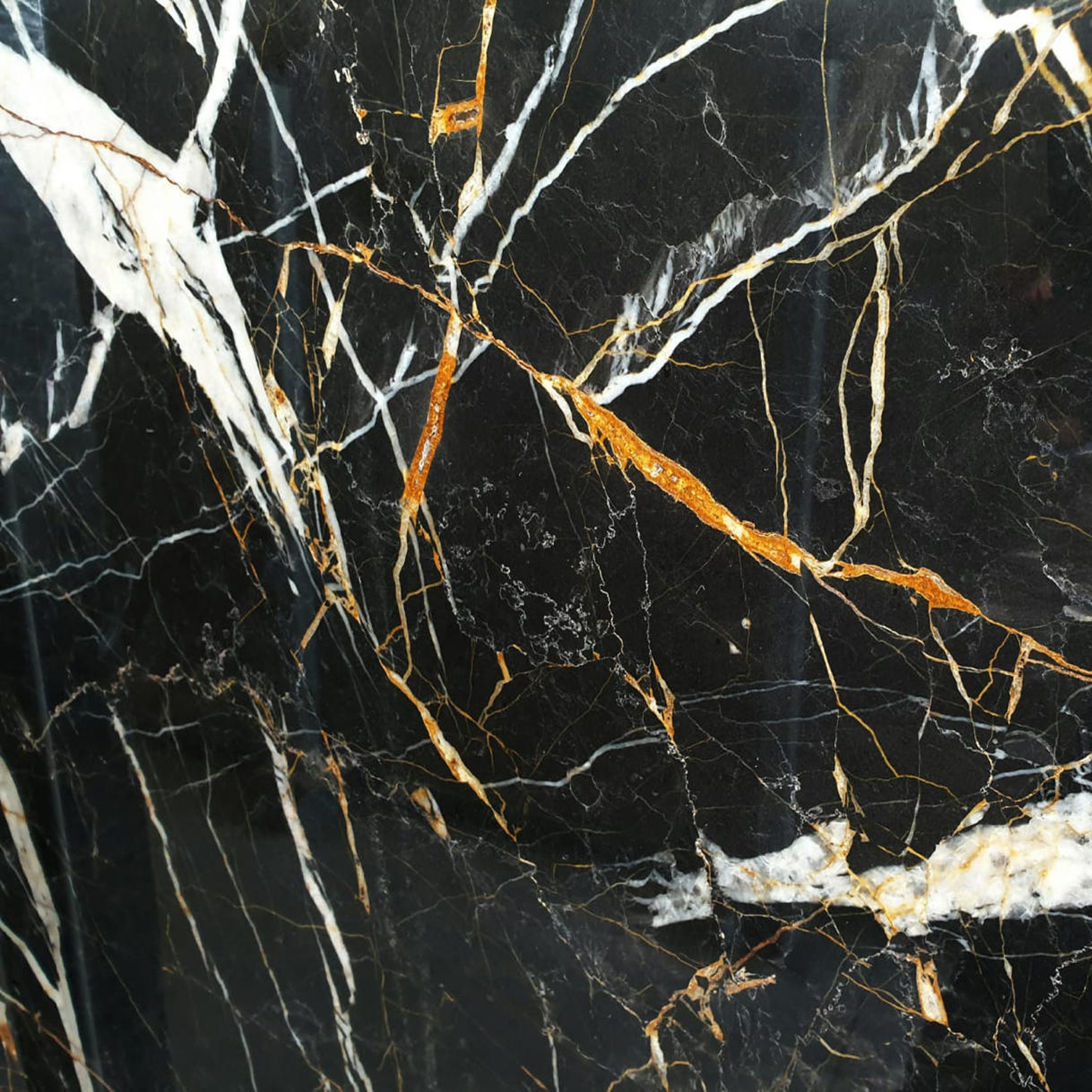 golden black marble