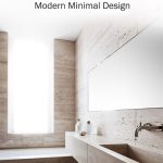 Design of a luxury bathroom with Iran Cream Travertine tiles - Marbleopolis