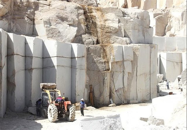 persian scatto marble quarry in Iran