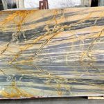 Bliss gold marble bookmatch from marbleopolis ( Levin Marble )