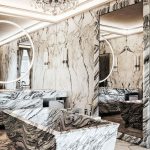 Silver Stream Marble Bath in Hotel Armani